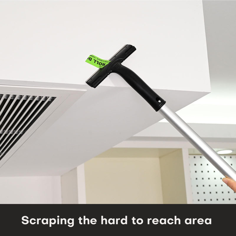 NEWISHTOOL Wallpaper Removal Tool Kit with Wall Paper Perforating Stripper Tool and 6-Inch Blade Scraper Sticker Remover, Perforator/Scorer Remover and Scraper for Separating and Removing Wallcovering