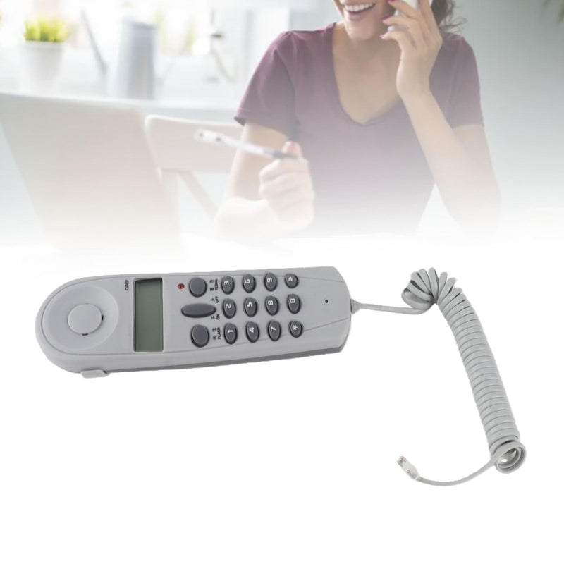 C019 Telephone Phone Line Network Cable Tester Butt Tester Lineman Tool Cable Set, Phone Tester with Connectors and Joiner, Support DTMF Dual Caller ID, Grey