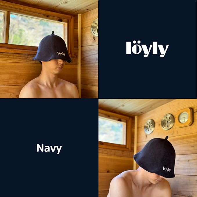 Loyly Sauna Hat, Washable, Towel Fabric, Cotton, Men's, Women's, Unisex, Gift, Sauna Goods - NewNest Australia