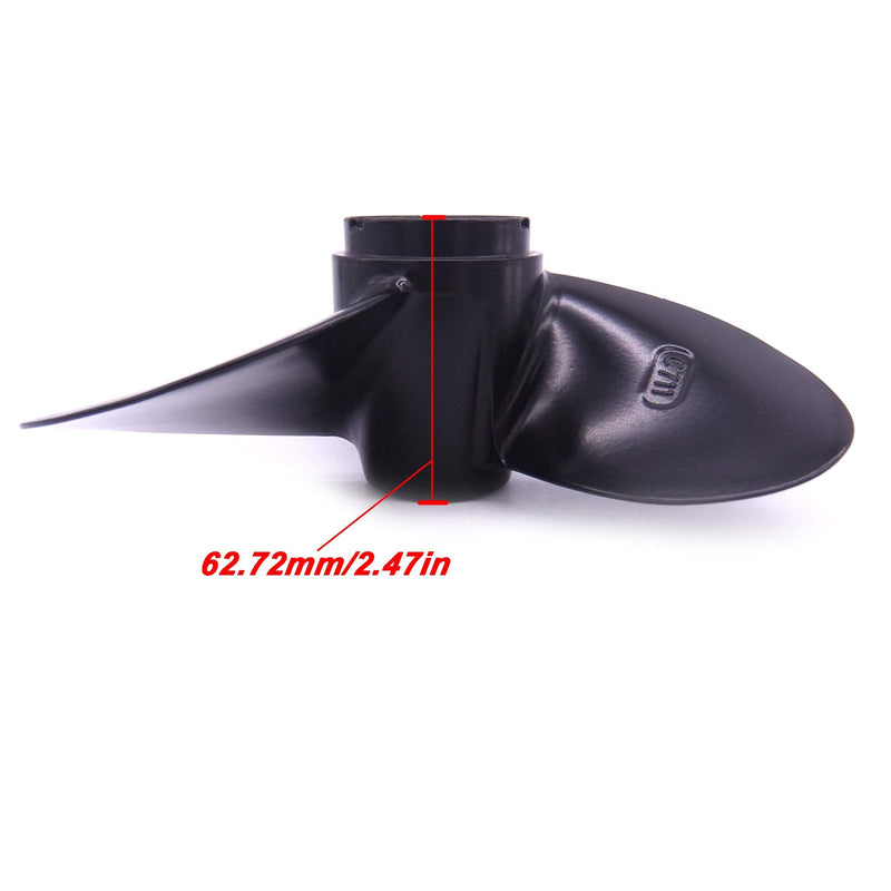 Boat Motor 58111-98651-019 Aluminum Alloy Propeller 7 1/2x7 7.5x7 for Suzuki DF4 DT5 DT6 Outboard Engine