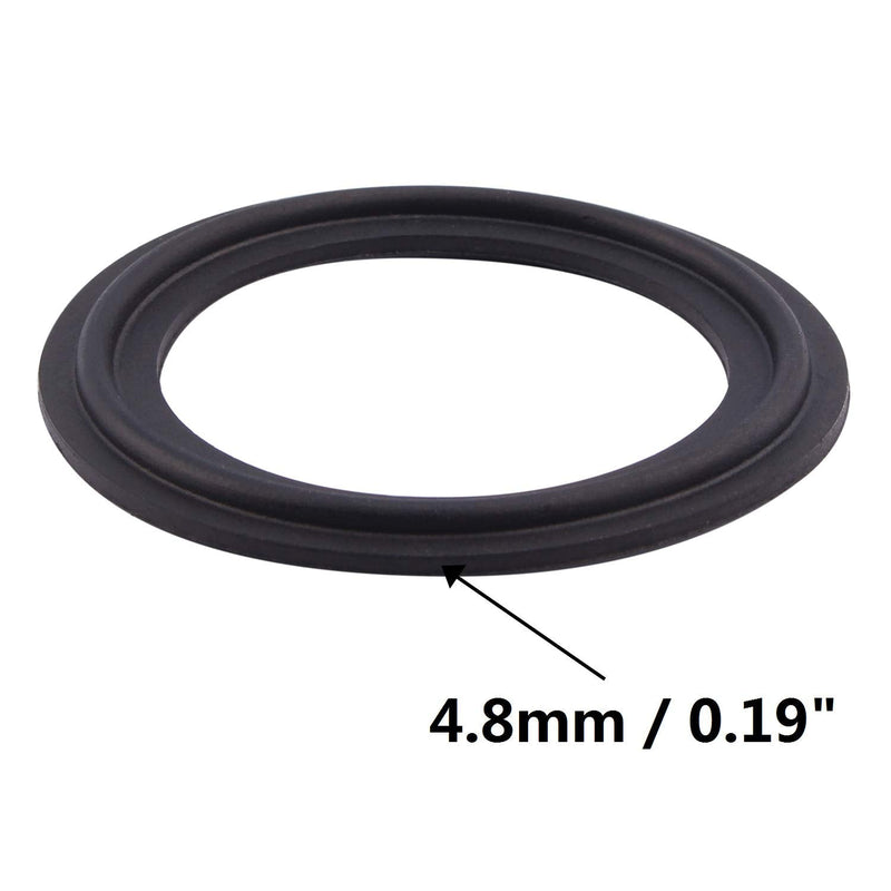 DERNORD 1.5" Buna-N (NBR) Sanitary Gasket Fits Tri-Clover Type Ferrule (Pack of 5) Pack of 5