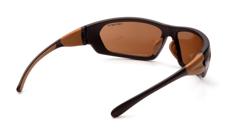 Carhartt Gear CHB291 Carbondale Antique Mirror Polarized Lens - One Size Fits All - Black Polybag Packaging