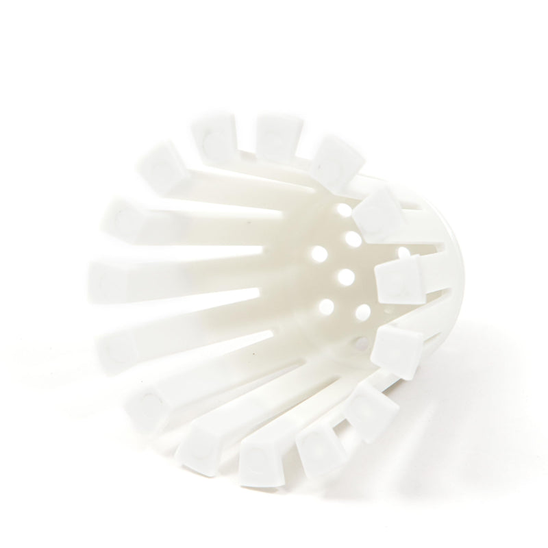 TubShroom Toss 21pk Disposable Bath Tub Drain Strainers - Hair Catcher Snare for Shower Bathtub to Prevent Clogged Drains, Traps Human and Pet Hair, One Year Supply (White) White