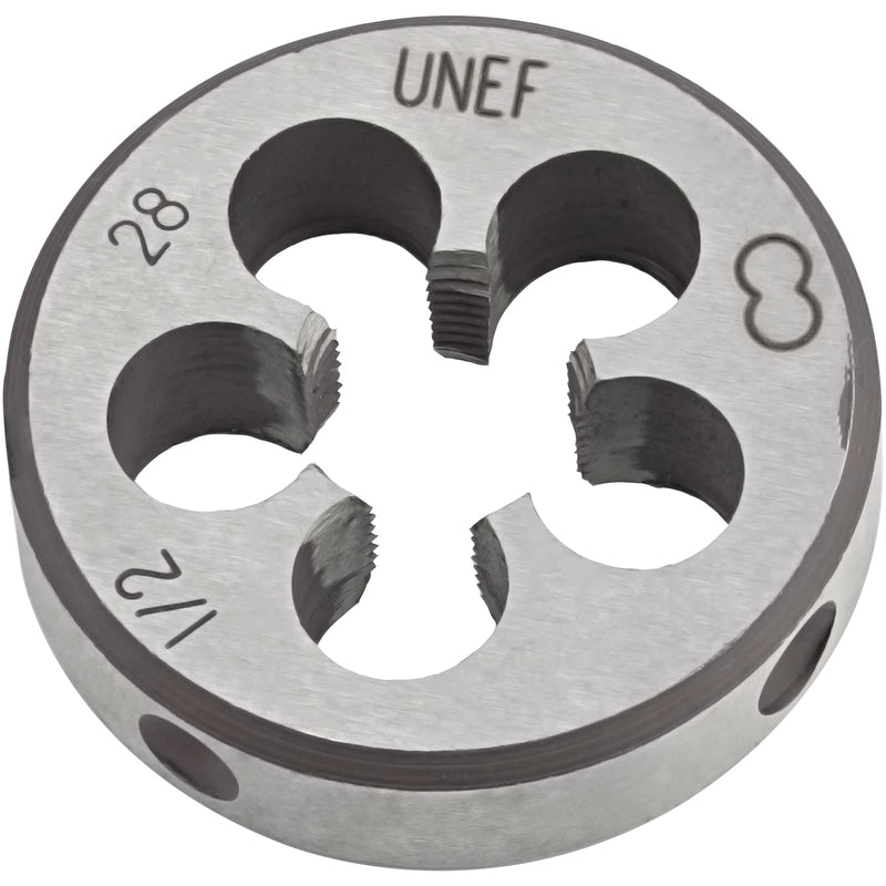 1/2"-28 UNEF HSS Tap And Die Set, 1/2 x 28 UNEF Machine Thread Tap And Round Thread Die Right Hand 1/2''-28 UNEF