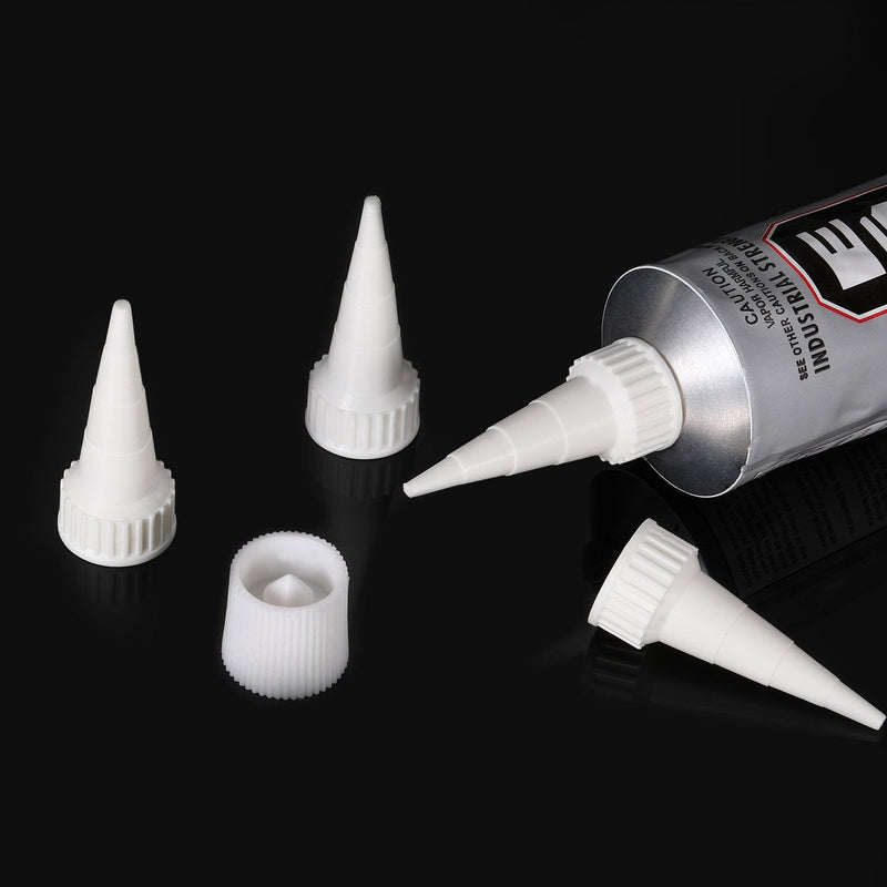 Zhehao 20 Pack e6000 Snip Tip Applicator Tips Cap for E6000 Craft Glue 3.7 Ounce Adhesive Tubes