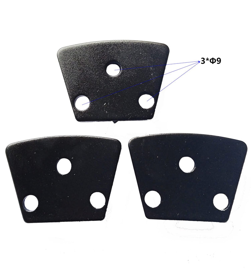3 Pcs Trapezoid Sintering Diamond Grinding Disc Block for Concrete Floor | 120# Medium Bond for Epoxy 120#