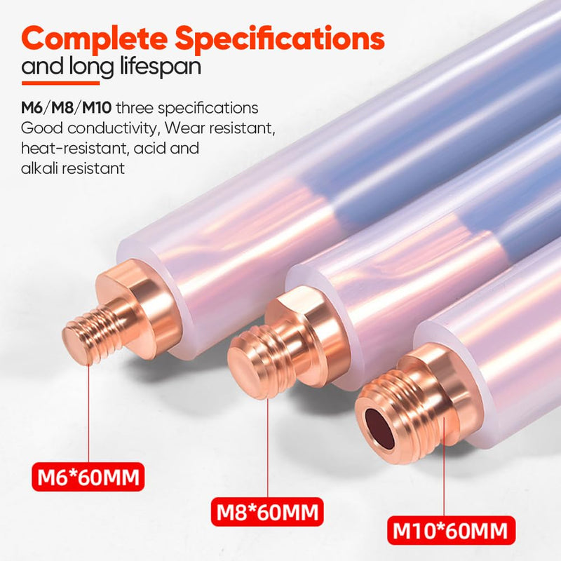 5PCS Weld Bead Cleaning Brush M10, Copper Head Weld Brush for Welding Bead Seam Polishing Machine - weld cleaning brush (M10-5Pcs) M10-5Pcs