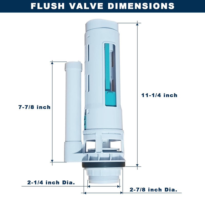 Replaces Part 7381002-400.0070A Dual Flush Valve for Two Piece Toilet Tank #4035.216 and #4035.516