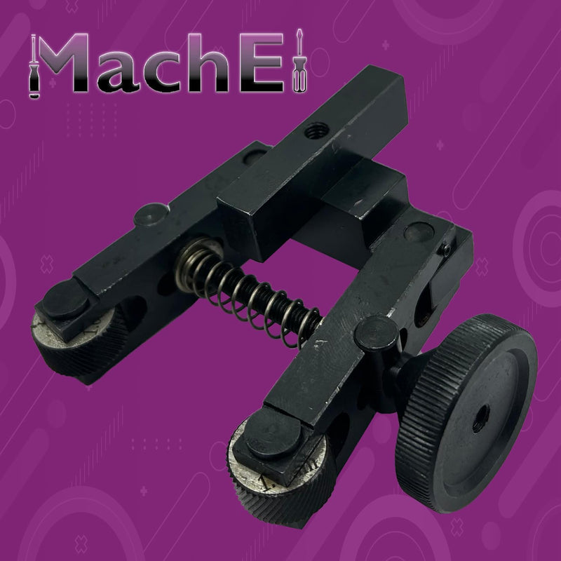 MachEL Knurling Tool 2" Inch II 50 mm Capacity for Lathe Machine - 3 Pairs x 3 Different Diamond Pitch Hardened knurls (2" Inch II 50 mm Capacity- 12mm Shank)