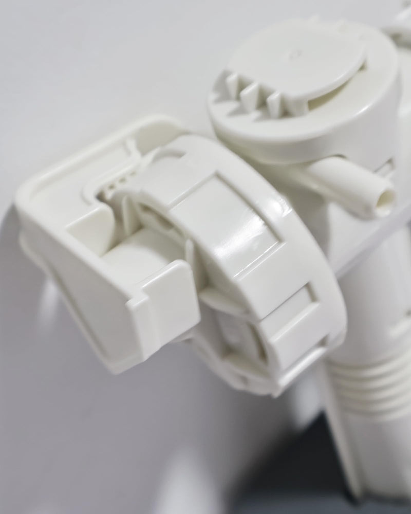 Side Entry Inlet Valve Kit Silent Toilet Fill Valves Assembly Replaces Parts RP71168 Compatible with Delta Toilets Include 3/8" Water Supply Line With 3/8-inch Female Water Supply Line