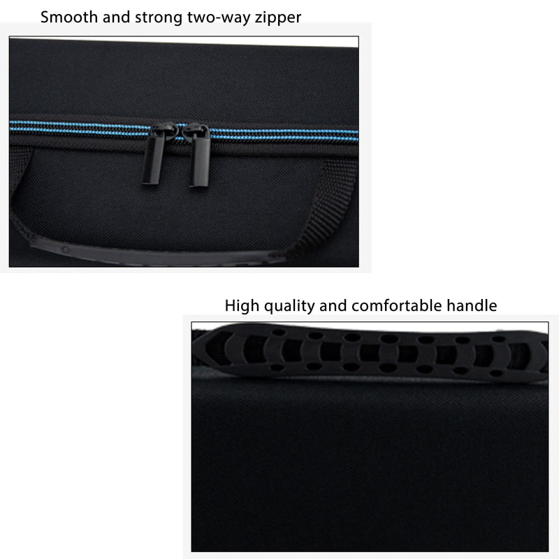 Case for Samsung The Freestyle Projector & Battery Base All Accessories Storage, Compatible with 30” - 100” The Freestyle 2nd Gen EVA Hard Bag Anti-Scratch Anti-Collision (Black) Black