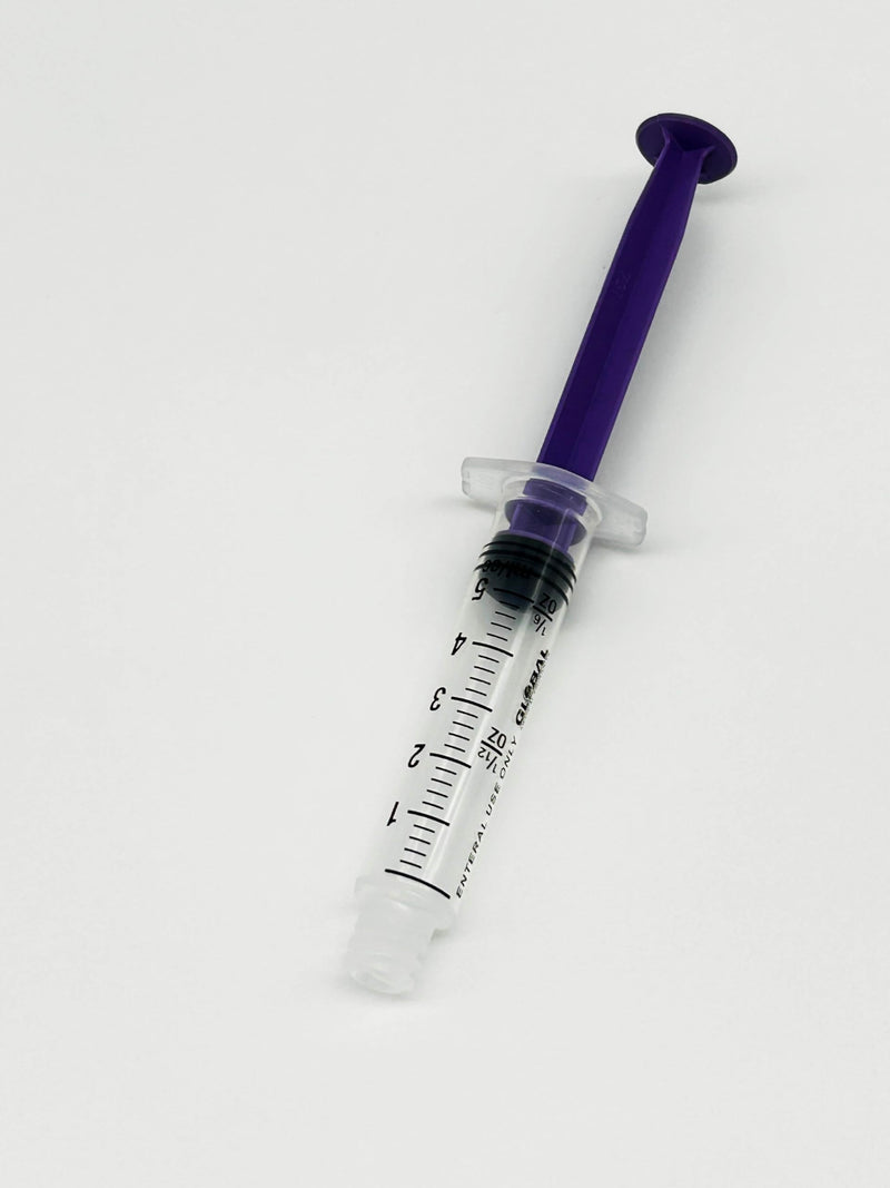 UltraFlo 5cc Enteral Feeding Syringes by Global Medical Products - ENFit & ISO 80369-3 Certified, BPA/DEHP/Latex-Free, Transparent Barrel (5CC, QTY 100) 100.0