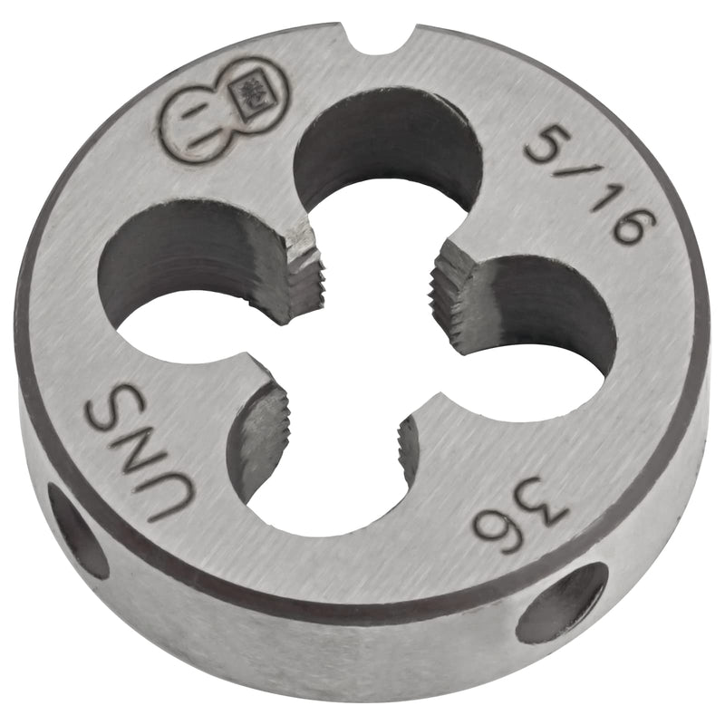 5/16"-36 UNS HSS Tap And Die Set, 5/16 x 36 UNS Machine Thread Tap And UNS Round Thread Die Right Hand 5/16''-36 UNS