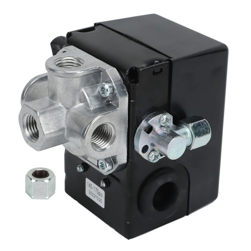 4 Port Adjustable Unloader Metal Pressure Switch Replacement for Heavy Equipment I R 23474653 A