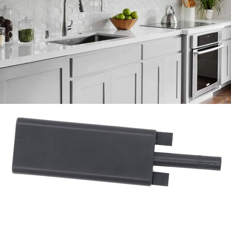 AUNMAS Magnetic Push Latch Automatic Cabinet Door Opener with Adjustable Design Effortless Push to Open Mechanism Secure Magnetic Closure for Drawers Wardrobes Kitchens (Black Gray) Black Gray
