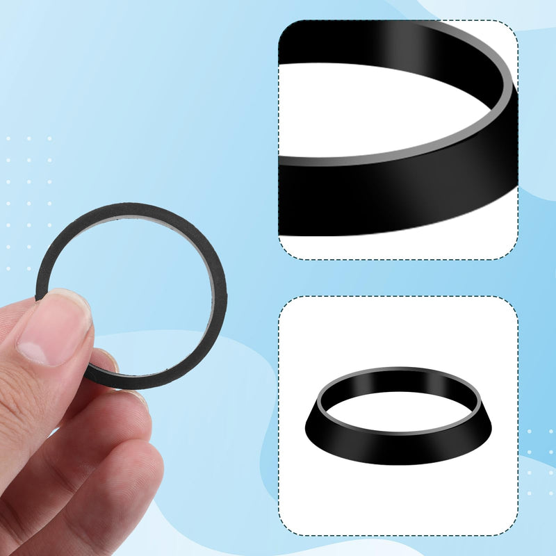 12pcs Cone Seal Ring Silicone Washer, Good Sealing Washer for 1 1/2 Inch Pipe, Rubber Gasket Washers for Sink Drains, Outdoor Water Pipes