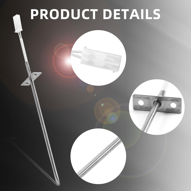 【Upgraded】 316490000 Oven Temperature Sensor Probe Replacement for Frigidaire Kenmore Ranges - 365 Days QA - by AMI PARTS
