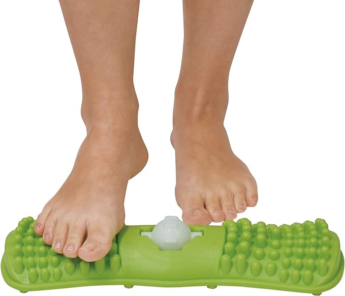 Fine Green Bamboo Step Kororin Pressure Point Massage Green Foot Massager Relieve Stiffness Washable Comes with Massage Ball FIN-886 - NewNest Australia