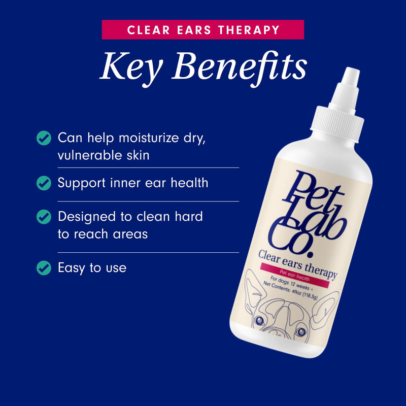 PetLab Co ‚Äì Allergy Bundle: Allergy & Immune Specialized Dog Probiotics for Occasional Seasonal Allergy Support Daily 30 Count & Dog Ear Wash, Formulated to Moisturize, and Cleanse Ears 4 Ounces - PawsPlanet Australia
