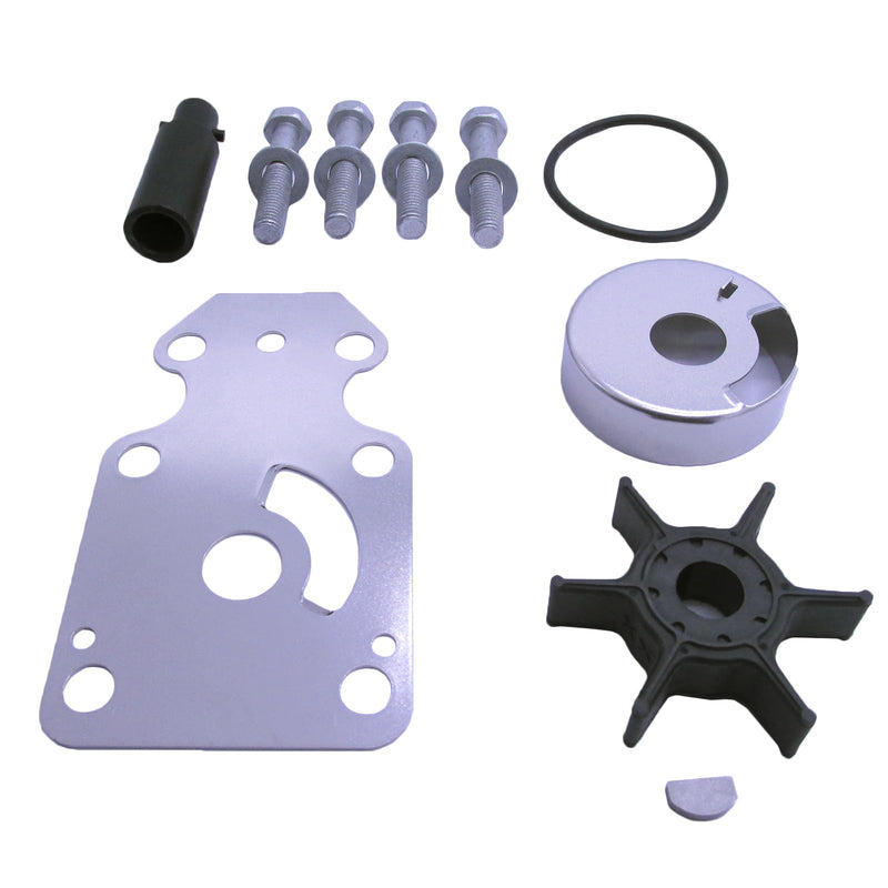 SouthMarine Outboard Motor 68T-W0078-00 68T-W0078-01 68T-W0078-02 Water Pump Impeller Repair Kit for Yamaha 6HP 8HP 9HP 4-Stroke F6 F8 F9.9 Boat Engine, fit Sierra 18-3450