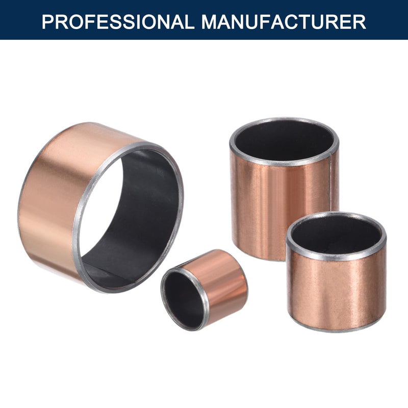 Sleeve Bearing, 5/8" Bore x 3/4" OD x 3/4" Length Self-Lubricating Plain Bearings Wrapped Oilless Bushings 4 Pack 5/8" x 3/4" x 3/4"
