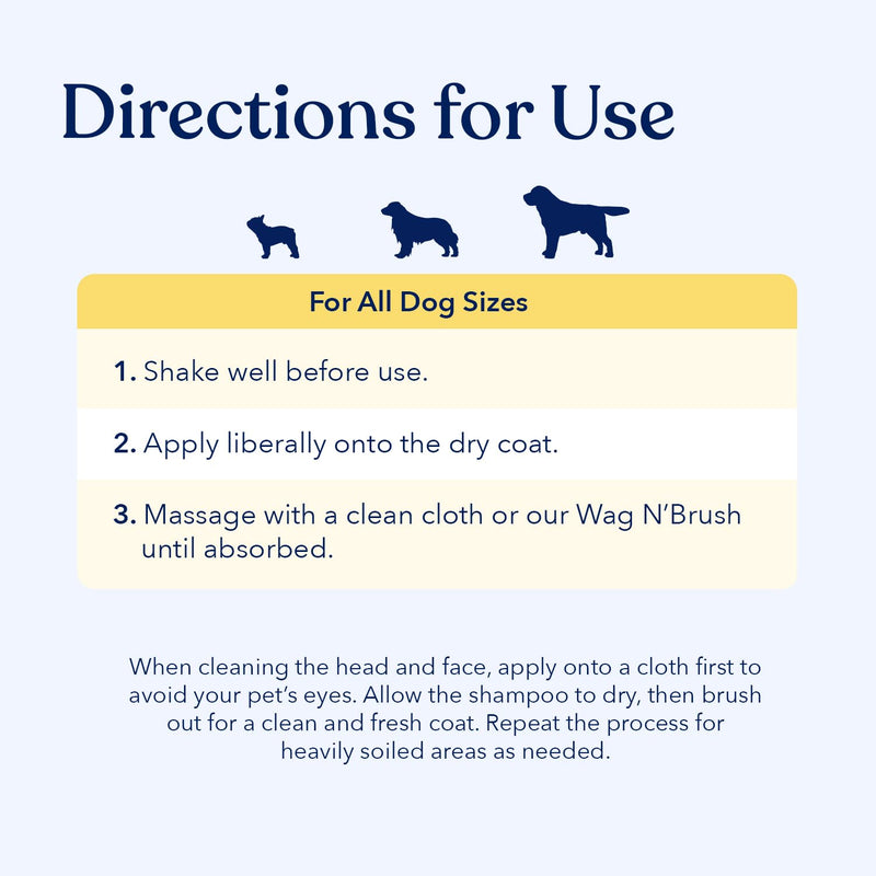 Honest Paws Dog Shampoo Conditioner - Grooming Bundle with Dry Shampoo - Cleanse, Moisturize, Deodorize, Condition, Detangle - Coconut & Mango - PawsPlanet Australia