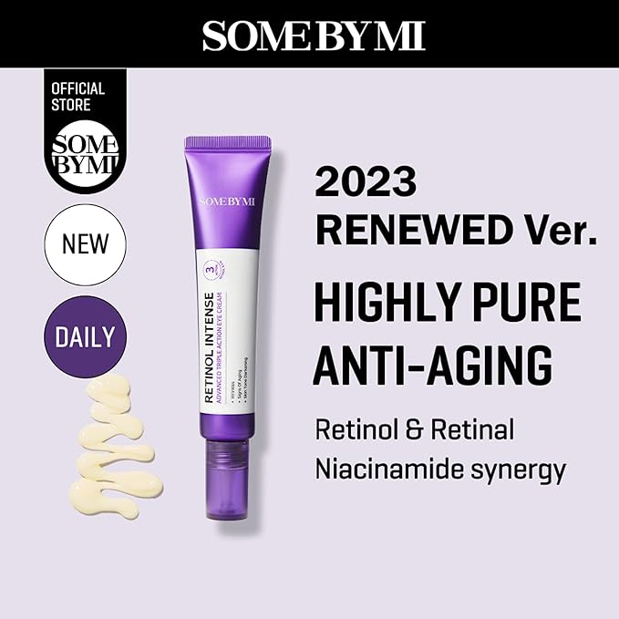 SOME BY MI Retinol Intensive Advanced Triple Action Eye Cream, 1.0 fl oz (30 ml), Eye Area, Wrinkles, Hari - NewNest Australia