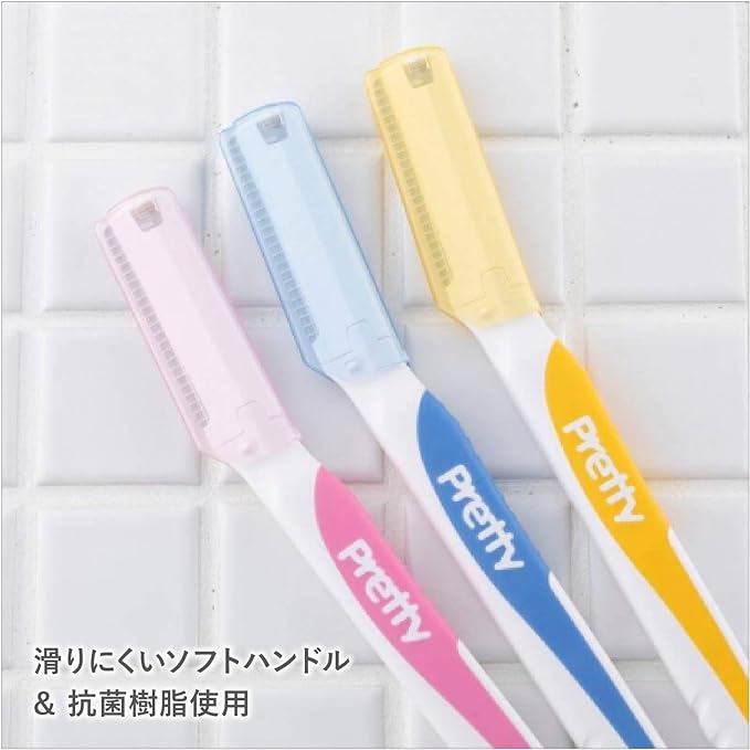 [Exclusive] Kai Pretty Face Threading Razor for Sensitive Skin (18 + 1 Bonus Piece), Female Razor, Facial Bristles, Eyebrows, Unwanted Hair Treatment Set, 1 Set, 18 Pieces (x1) - NewNest Australia