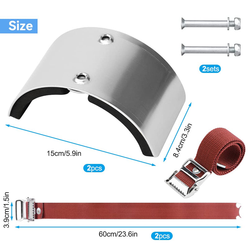 2 PCS Drywall Stilt Replacement Parts, Leg Straps Kit for Stilts, Leg Fixing for Plastering, Painting and Wiring 2