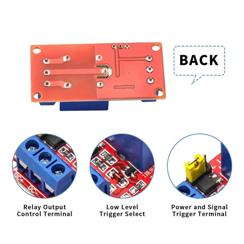 12v Relay Module 8Pack 1 Channel Relay Module 12v Relays Board with Optocoupler Support High/Low Level Trigger for Arduino Relays 12v Relay 1 Channel