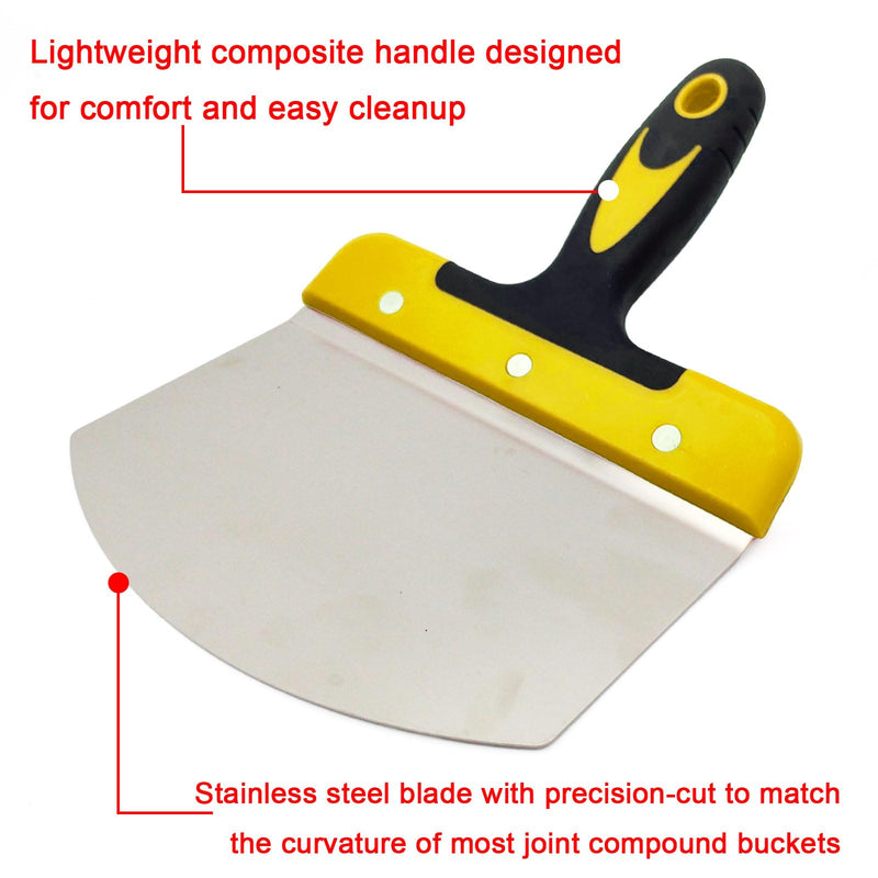 Drywall Skimming Blade 3pcs/Set, 10''+9''+6.7''