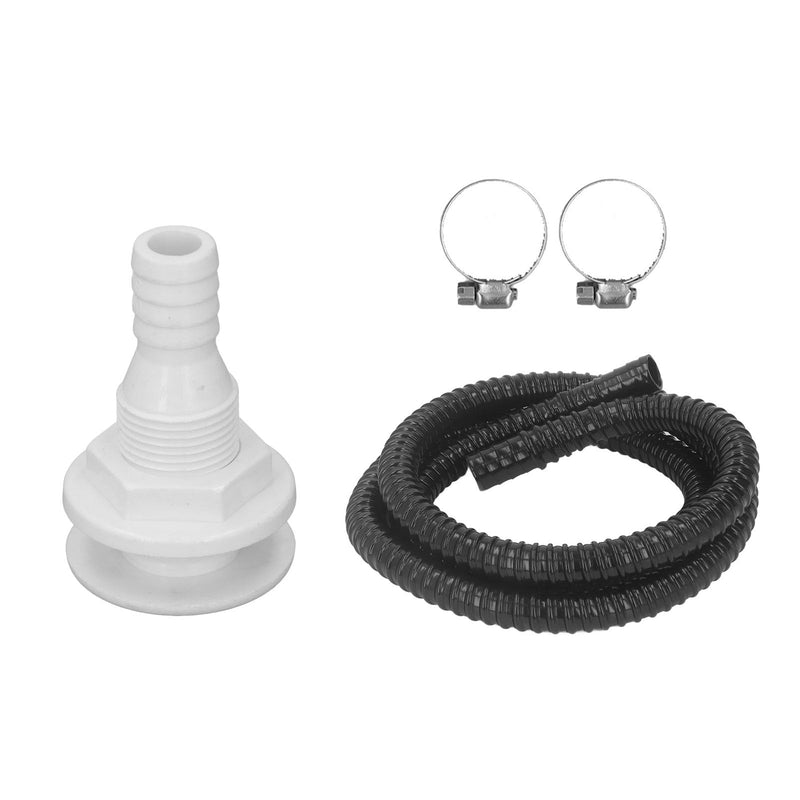 Acouto Bilge Pump Installation Kit Bilge Pump Hose 3/4 Inch 6.7ft Bilge Pump Plumbing Kit with Hose Clamps and Thru Hull Fitting