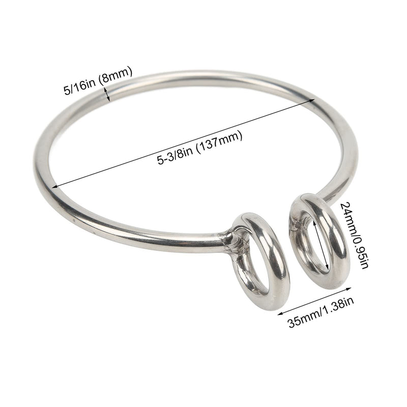 Ymiko Welded Anchor Ball Retrieve Ring 8mm Marine Anchor Retrieval Ring Anchor Retrieving System Stainless Steel Polished for Boat Marine Yacht Anchors Retrieval System Heavy Duty
