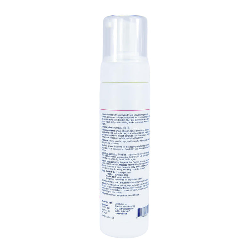 CeraSoothe® Pramoxine Anti-Itch Mousse 6.8oz - PawsPlanet Australia