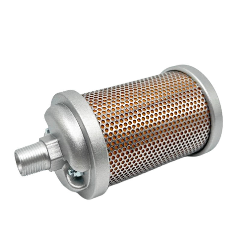 M07 Air Compressor Muffler 3/4" NPT Male, Air Exhaust Silencer for Dryer Compressor Air Pump, Compressed Air Equipment and Systems, 145 PSI