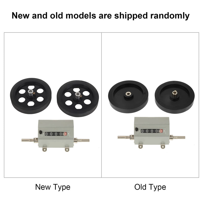 Length Counter with Rolling Wheel 5 Digits Meter Counter 0-9999.9 m Roller-type Counter for Length Measuring