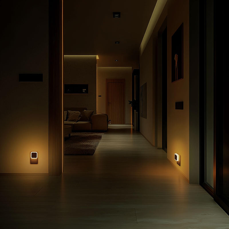Sujeet Night Light, Night Lights Plug into Wall 4-Pack, Nightlight Plug in Night Light, Dusk to Dawn Night Lamp Led Night Light for Bedroom, Bathroom, Hallway Warm White