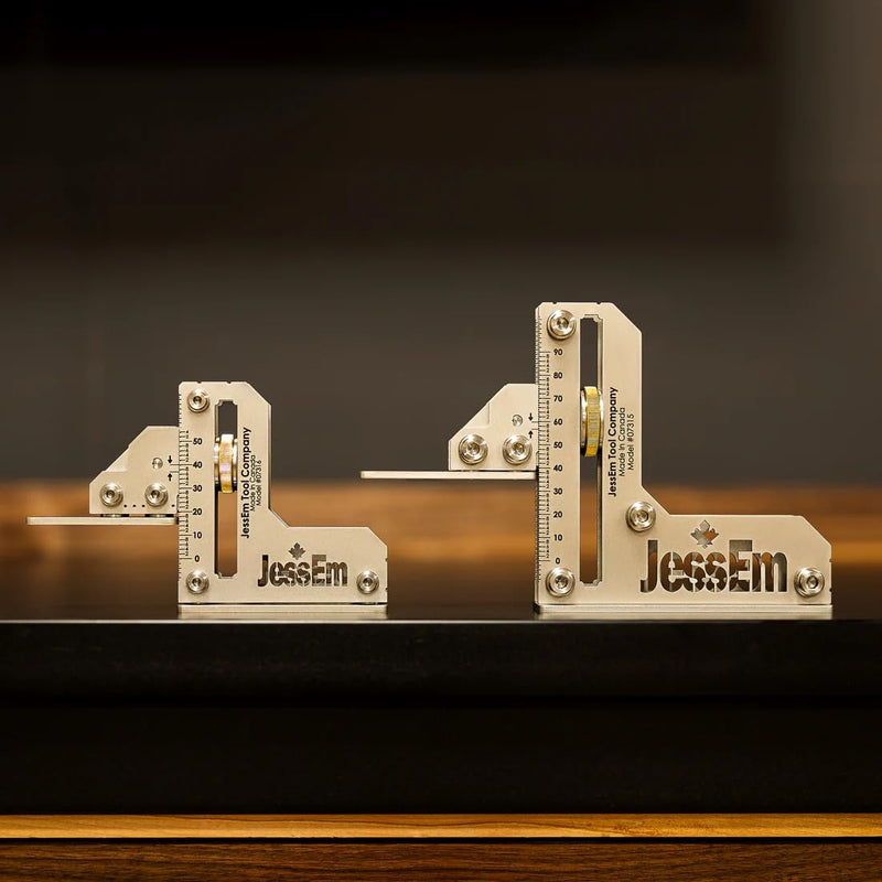 JessEm 07316 14 Gauge Stainless Steel Tool Setting Gauge - Metric - Small Small - Metric