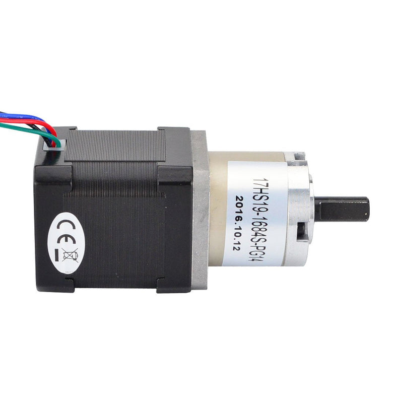 STEPPERONLINE 14:1 Planetary Gearbox High Torque Nema 17 Stepper Hobby DIY CNC Camera