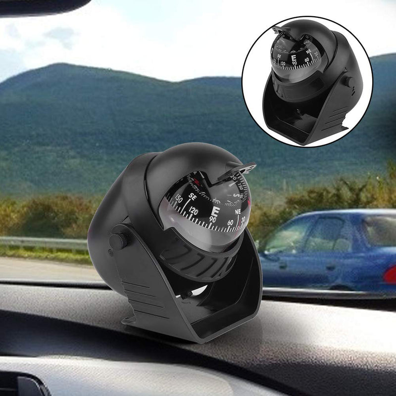 Vehicle Dashboard Compass for Car LED Light Auto Dash Mount Navigation Automobile Direction Indicator for Car Boat Truck