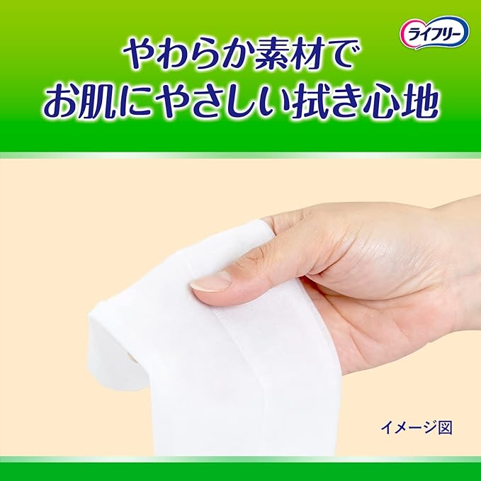 Lifeley Smooth Body Wipes, 30 Pieces, Extra Large Type, 15.7 x 11.8 inches (40 x 30 cm) - NewNest Australia