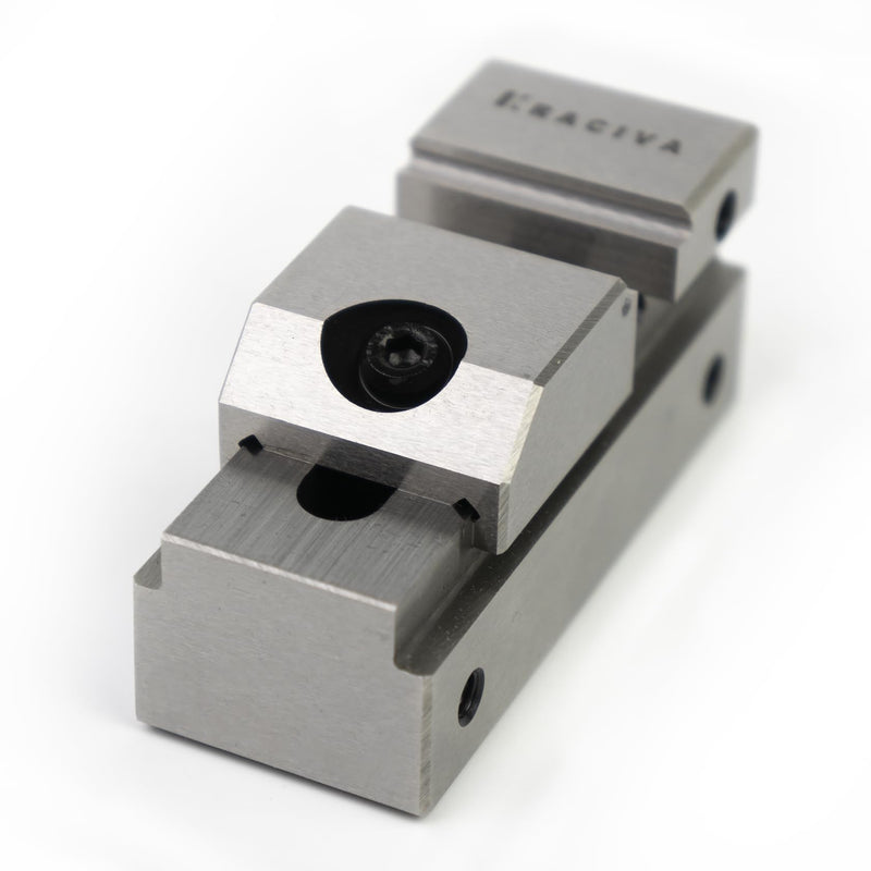1'' Precision Grinding Screwless Mini Insert Vise | Toolmaker Steel Compatible withCNC Milling, Drill Press, and Worktable (1") 1"