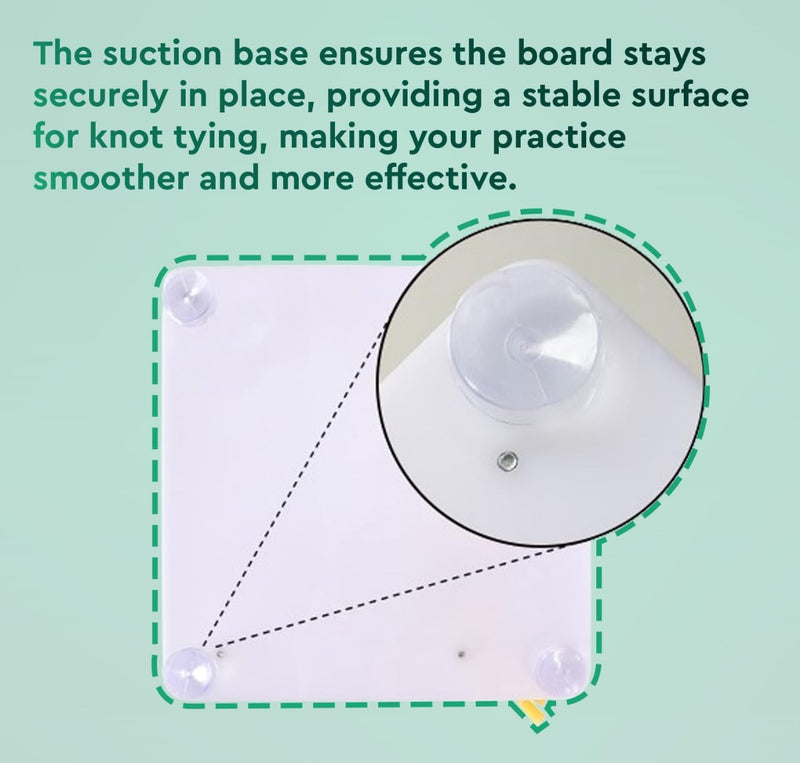 Premium Surgical Knot Tying Board Kit – Comprehensive Medical Training Set with Durable Rope, Knot Trainer, and Quick Tie Tool – Ideal for Students & Professionals
