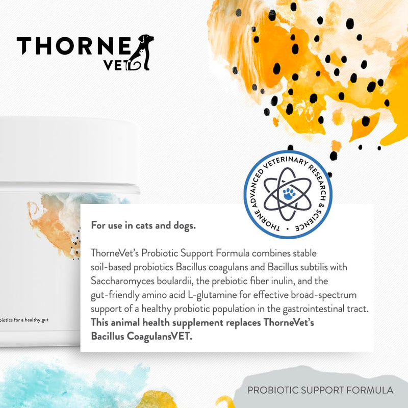 ThorneVET Probiotic Support Formula – Gastrointestinal Support for Dogs, Cats & Horses 60 Soft Chews - PawsPlanet Australia