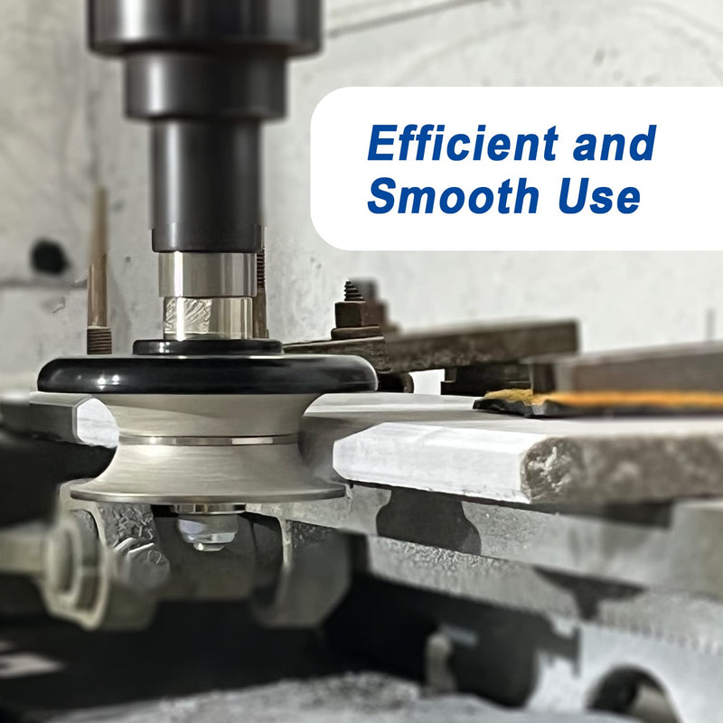 B5 Diamond Router Bits Hand Profile Wheel Profiler Vacuum Brazed for Granite Concrete Marble Edge 5/8-11 Thread (B5) B5