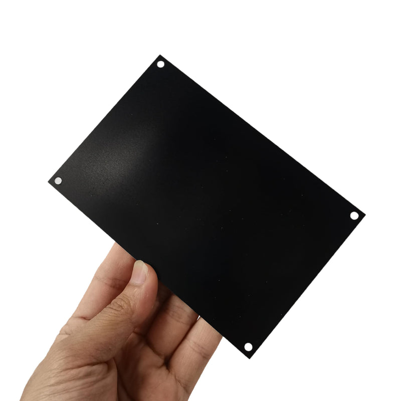 Metal Engraving Sheets for Etching Blank Anodized Aluminum Sheets for Crafting - 5 Pack 4inchX6inch Nameplate Metal Aluminum Plate Signs