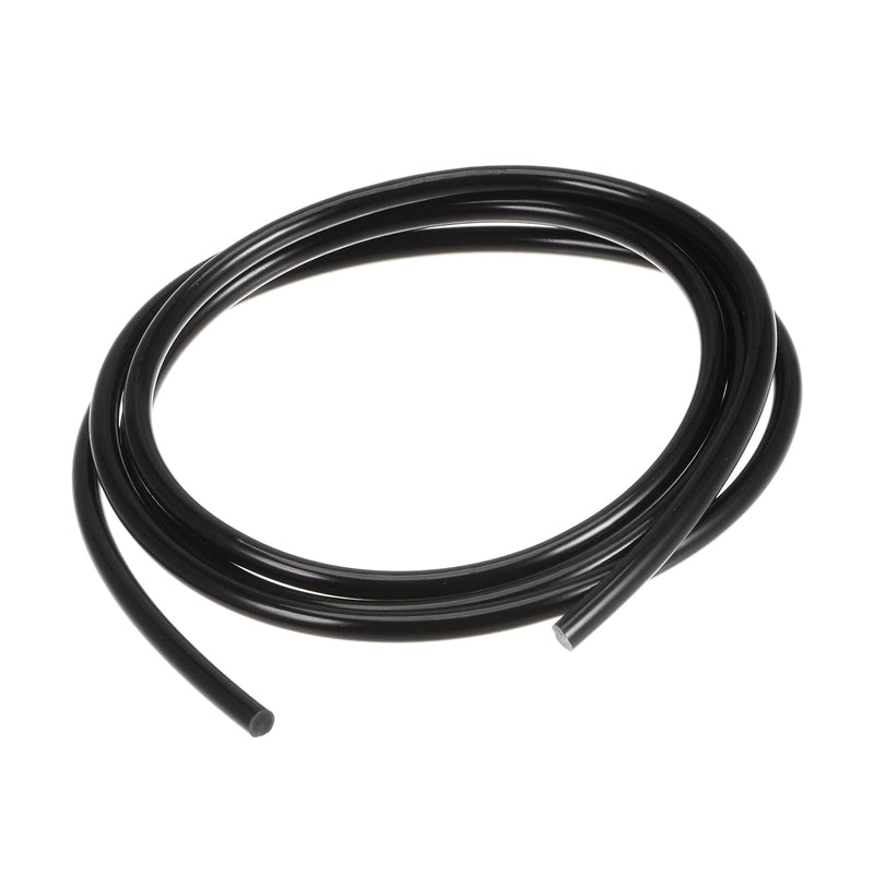 High-Performance Urethane Round Belting - [3.3ft(1m) Length x 4mm Diameter] PU Transmission Belt Polyurethane Belt for Drive Transmission Use, Black 1 M x 4 mm
