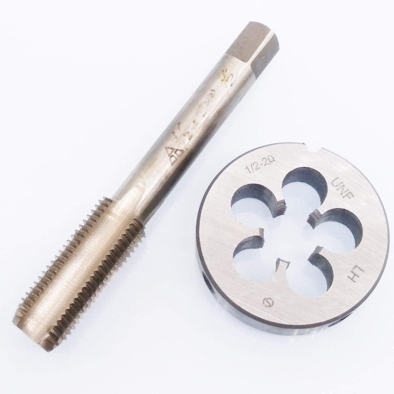 HSS 1/2-20 UNF Tap and 1/2-20 UNF Die Left Hand