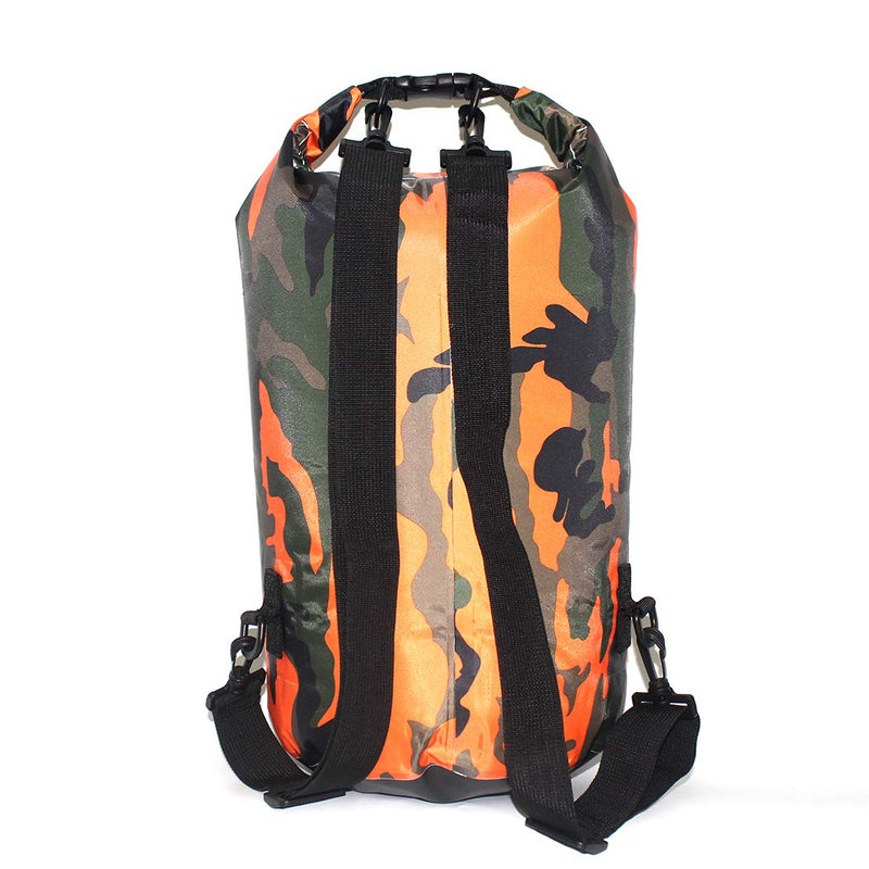 Waterproof Dry Bag 2L/5L/10L/15L/20L/30L, Roll Top Sack Keeps Gear Dry for Kayaking, Rafting, Boating, Swimming, Camping, Hiking, Beach, Fishing with Free Waterproof Phone Case (Orange, 30L)