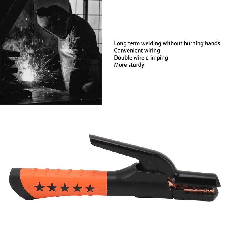 Welding Electrode Holder, 800A Heavy Duty Stick Welding Stinger Electrode Clamp, Stick Electrode Jaw Holding Plier Copper Electrode Clamp for Welding Machine ARC Welder